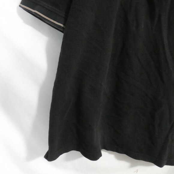 ANTIGUA | large | 100% Cotton | Black and Gold Peller Estates Polo - Golf Shirt - Picture 7 of 16